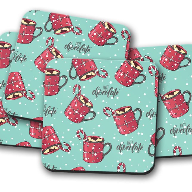 Hot Cocoa Christmas | Christmas Cork Coaster Set (Creator Uploaded)