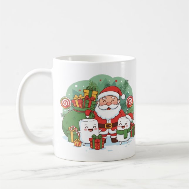 Hot Cocoa Christmas Mug (Gauche)