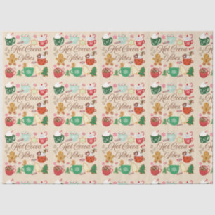 Hot Cocoa Christmas Vibes Tissue Paper