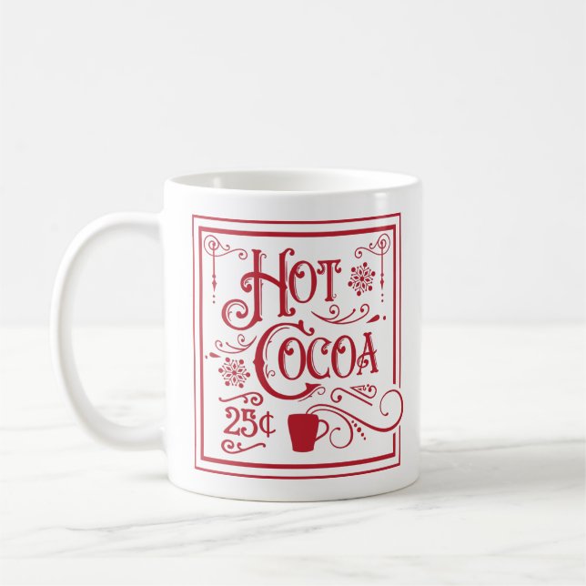 Hot Cocoa  Coffee Mug (Left)