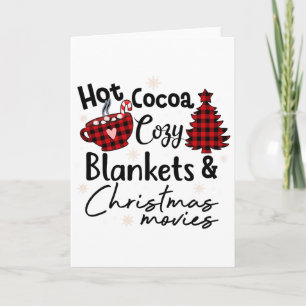 Hot Cocoa Cozy Blankets Christmas Movies Buffalo P Card