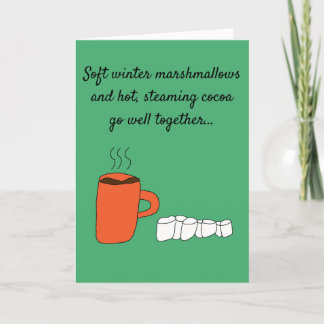 Hot Cocoa Friendship Holiday Card