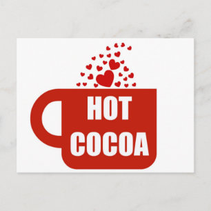 Hot Cocoa Mug Love Postcard