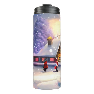 Hot cocoa time! thermal tumbler