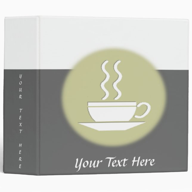 Hot Coffee Avery Binder (Front/Spine)