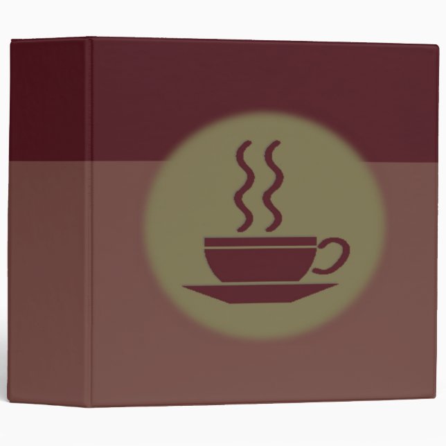 Hot Coffee Avery Binder (Front/Spine)