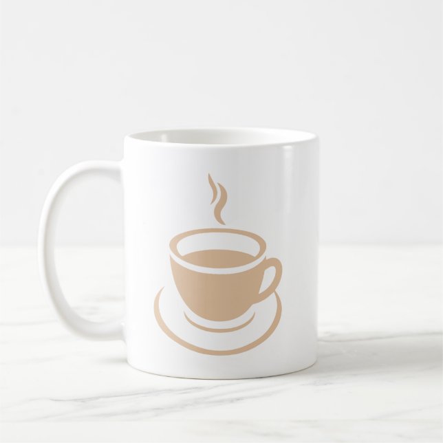 Hot Coffee Cup Art (Left)