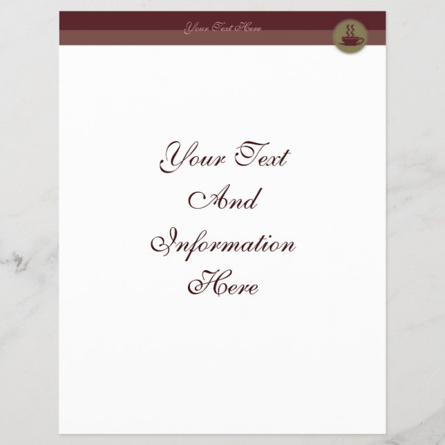 Hot Coffee Flyer (Front)