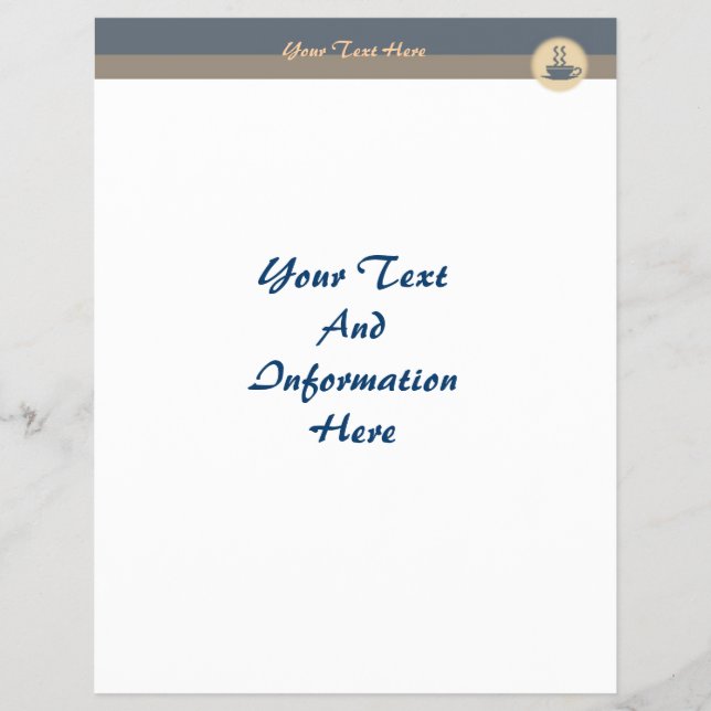 Hot Coffee Flyer (Front)