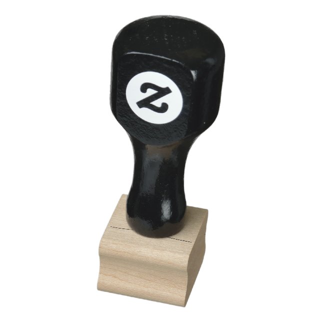 Hot coffee hand drawn design rubber stamp (Stamp)
