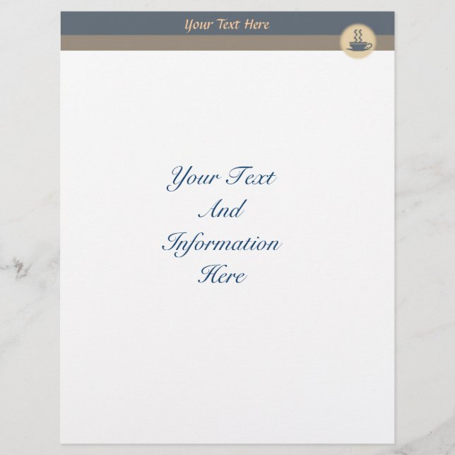 Hot Coffee Letterhead (Front)