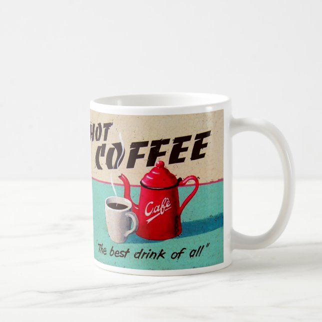 Hot Coffee Mug (Right)
