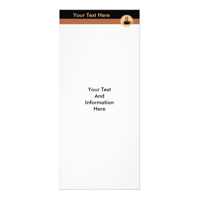 Hot Coffee Rack Card (Front)