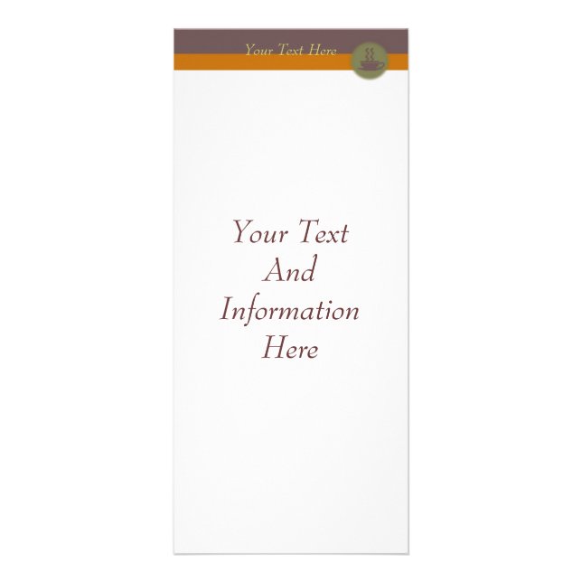 Hot Coffee Rack Card (Front)