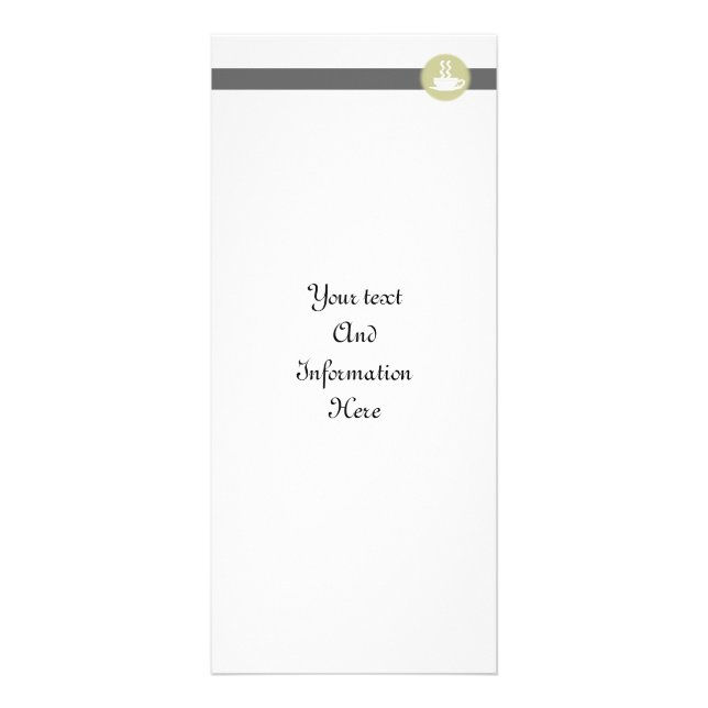 Hot Coffee Rack Card (Front)