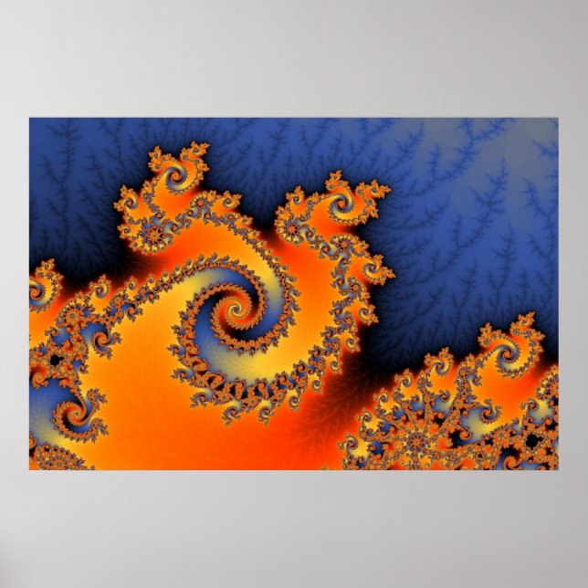 Hot Cold Triple Twirl Poster (Front)