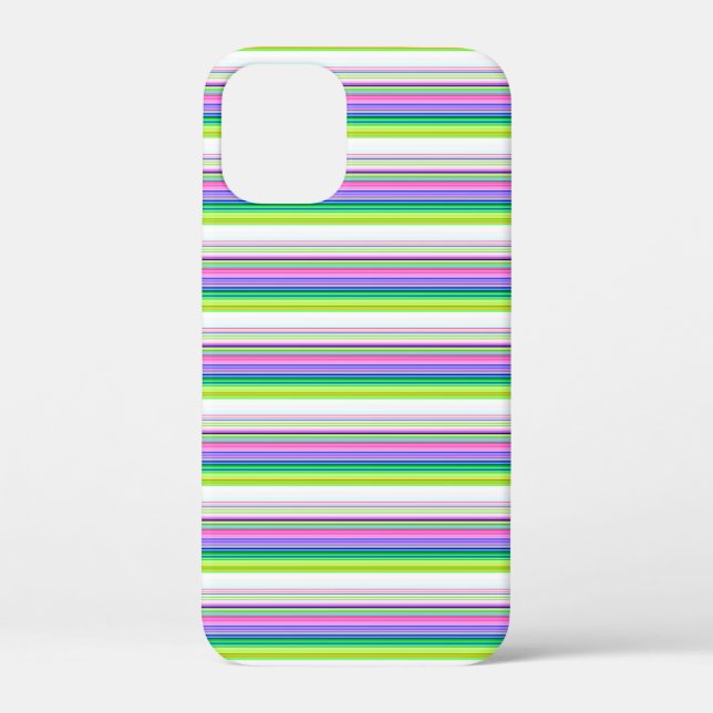 Hot colourful neon stripes Case-Mate iPhone case (Back)