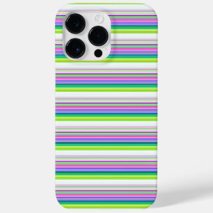 Hot colourful neon stripes Case-Mate iPhone 14 pro max case