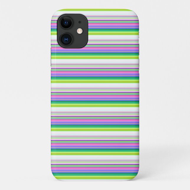 Hot colourful neon stripes Case-Mate iPhone case (Back)