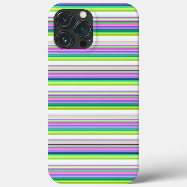 Hot colourful neon stripes Case-Mate iPhone case (Back)