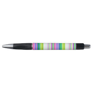 Hot colourful neon stripes pen