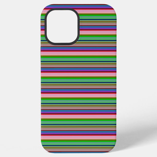 Hot colourful stripes iPhone case (Back)