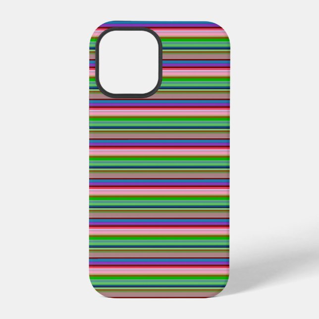 Hot colourful stripes iPhone case (Back)