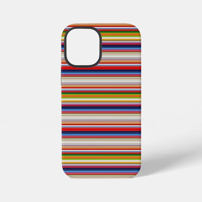 Hot colourful stripes iPhone case (Back)
