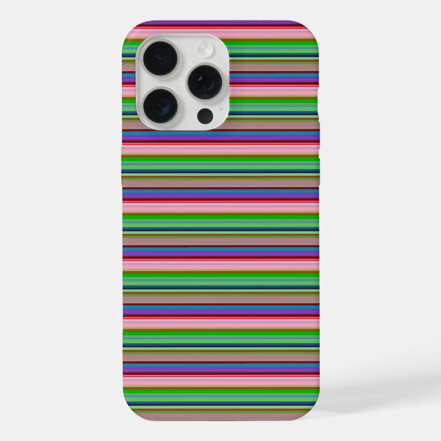 Hot colourful stripes iPhone case (Back)