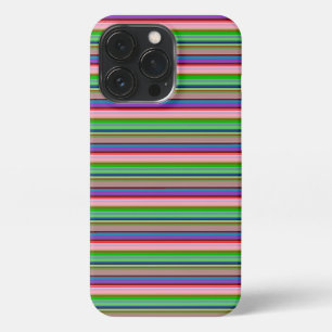 Hot colourful stripes iPhone 13 pro case