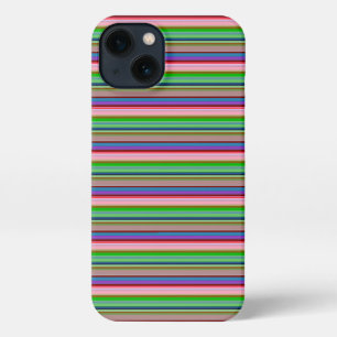 Hot colourful stripes iPhone 13 case