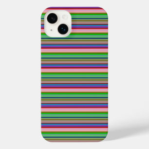 Hot colourful stripes iPhone 14 plus case