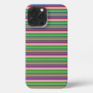 Hot colourful stripes iPhone 13 pro max case