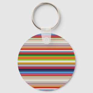 Hot colourful stripes keychain