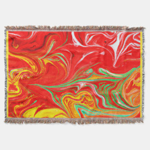 Hot Colours Patterns Art. Buy Now Throw Blanket