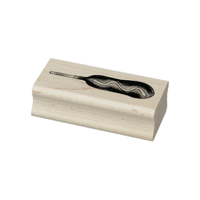 Hot Corn Dog Corndog w/ Mustard Fair Food Stamp (Stamp)