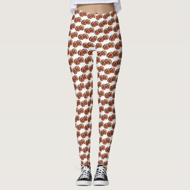 Hot Cross Buns British Food Baking Easter Pastry Leggings (Front)