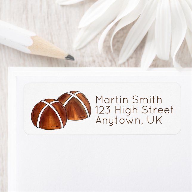 Hot Cross Buns British Food Baking Pastry Bakery (Insitu)