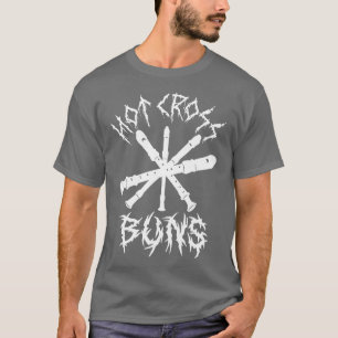 Hot Cross Buns Funny Recorder Music Ironic Heavy M T-Shirt