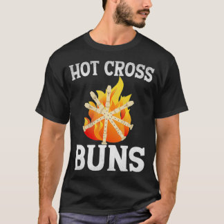 Hot Cross Buns Pattern For Dad T-Shirt