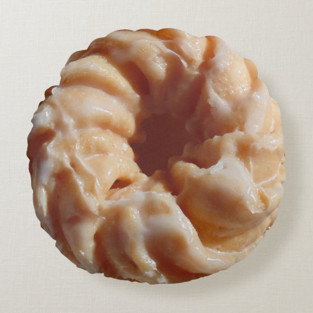 Hot Cruller Twister doughnut pillow (Front)