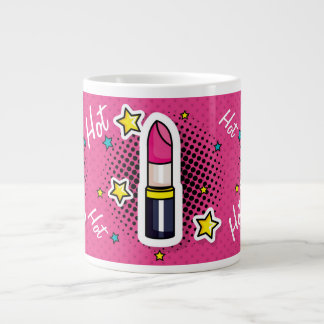 Hot Diva Girl Pop Art Lipstick Mug