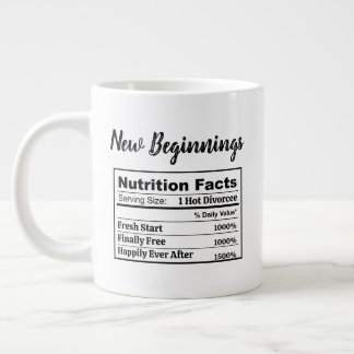 Hot Divorcee Party Gift Finally Free Newly Single Large Coffee Mug