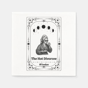 Hot Divorcee Summer Party Decor Fun Tarot Freedom Napkin