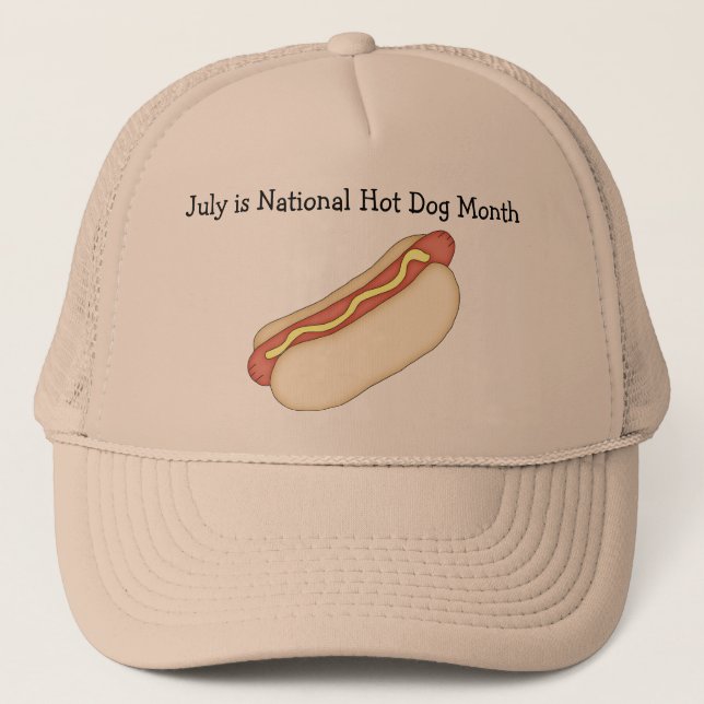 Hot-dog avec le casquette de moutarde (Devant)