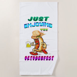 Hot dog beach towel