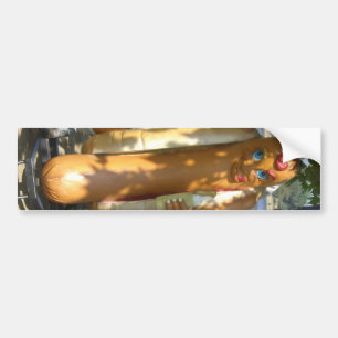 Hot Dog Bumper Sticker