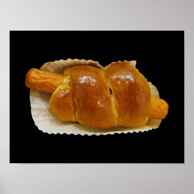 Hot Dog Cake ... Asian Dessert Food Poster (Front)