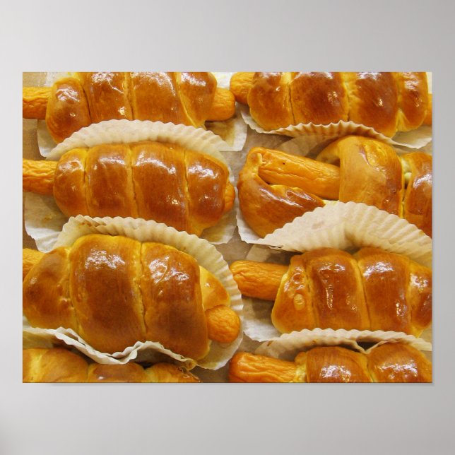 Hot Dog Cake ... Asian Dessert Food Poster (Front)