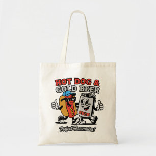 Hot Dog & Cold Beer Tote Bag